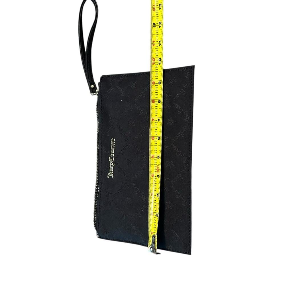 Juicy Couture Black Sleek Wristlet Clutch - Picture 3 of 6